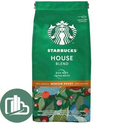 Starbucks House кофе мол. 200гр 1/6