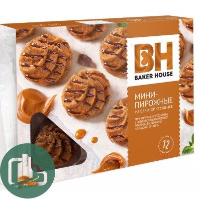 Мини-пирожные крошковые BH Сгущенка 240гр 1/10