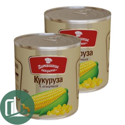 Домашние секреты кукуруза сладкая 340гр 1/12