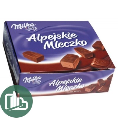 Милка конфеты Alpejskie Mleczko Czekoladowe 330гр 1/16