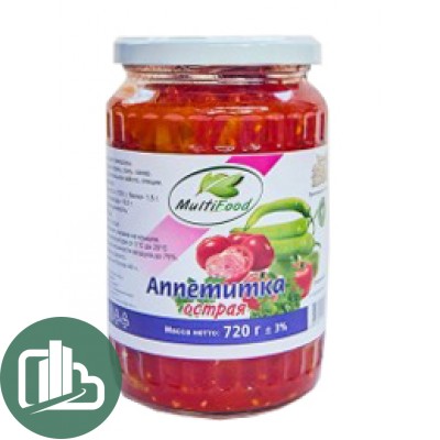 Мультифуд аппетитка острая 720гр 1/6
