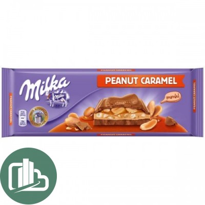 Милка 276гр Peanut Caramel 1/13 (милка с арахисом и карамелью)