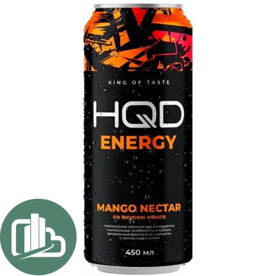 Энергетик HQD Манго Нектар 0,45л 1/12