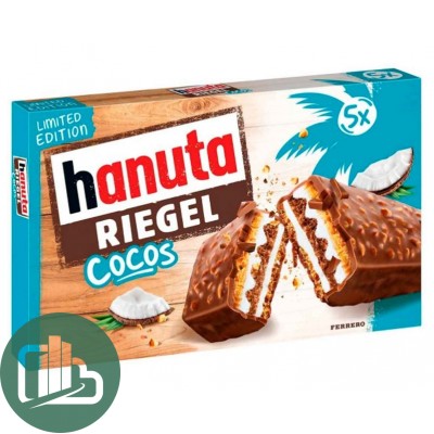 Вафли Ханута Hanuta Ригель Кокос 172,5гр 1/16