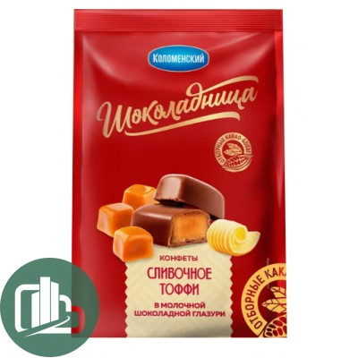 Шоколадница конфеты шоколадные ТОФФИ  в молочной глазури 160гр 1/14