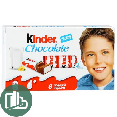 Киндер-шоколад Т-8 100 гр. 1/10 (4бл)