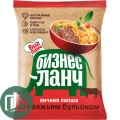 БИЗНЕС ЛАНЧ Лапша 60гр с говяжьим бульоном 1/100