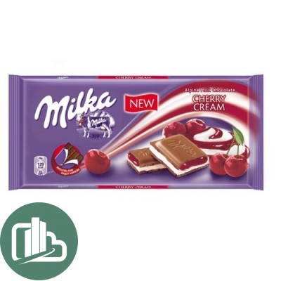 Милка  100гр. Cherry Cream 1/22 (вишневый крем)
