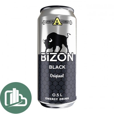 Бизон Блэк энергитик (BIZON BLACK) 0,449л 1/12 ж/б