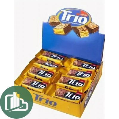 Вафли TRIO глазир. 28гр 1/24 Krember