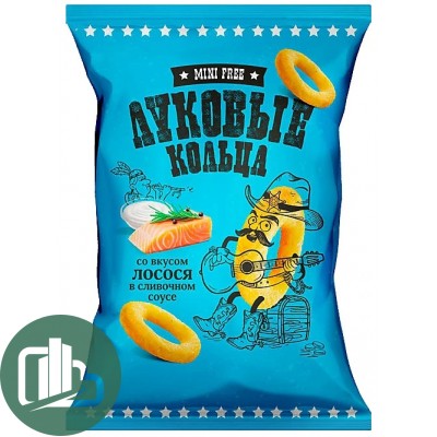 МиниФри (луковые кольца) 45гр Лосось в слив. соусе ВНИМАНИЕ 1/24