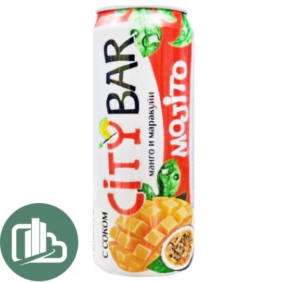 Мохито Сити Бар 0,45л Манго 1/12