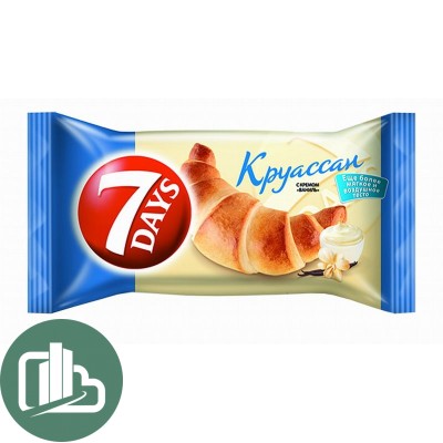 Круассаны 7day's 65 гр МАХ  ваниль 1/20