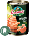 Фасоль Шесть соток 400гр Белая т/соусе 1/12 ж/б