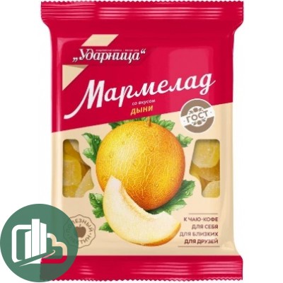 Мармелад Ударница 275гр 1/12 Дыня