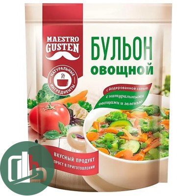 MAESTRO GUSTEN Бульон Овощной 90гр 1/10 ОВТ303
