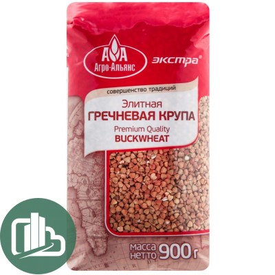 Агро-альянс гречневая курса 900гр  1/12
