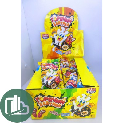 Десерт желе со взрывной кар Горячий Завтрак 24г 1/30 (12)