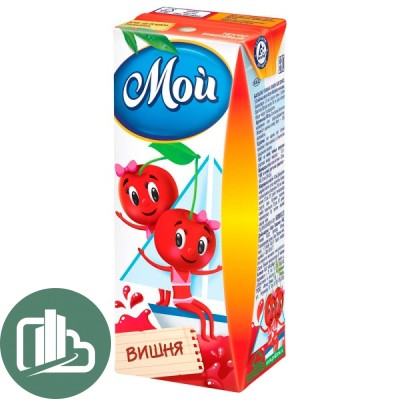 Сок Мой 0,2л Вишня 1/27