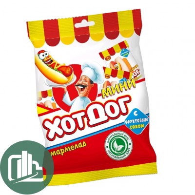 Мармелад Мини Хот-Дог 90гр 1/10 (36)