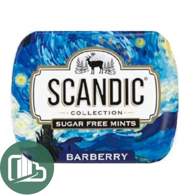 SCANDIC конфеты Барбарис 14г 1/12 (18)