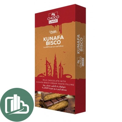 CHOCOLAKE Шоколад Дубайский 190гр BISCO с Кнафе и Фисташковым Кремом 1/6