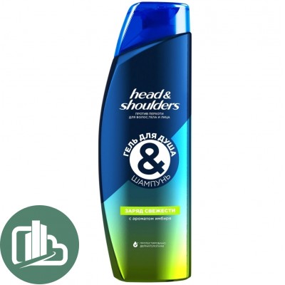 Шампунь Head&Shoulders men ultra detox имбирная свежестс 400ml 