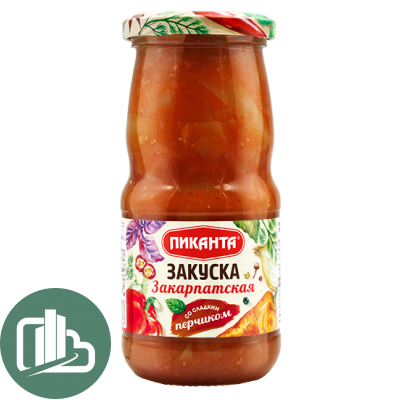Пиканта Закуска Закарпатская 440гр 1/6