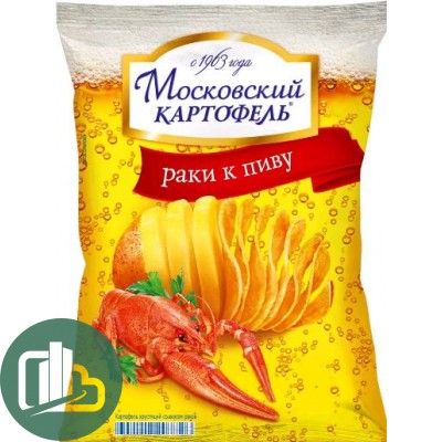Московская картошка 70гр красные раки 1/12