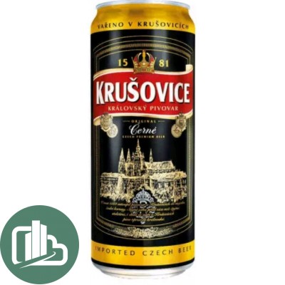 Крушовице 0,45л Темное ж/б 1/24