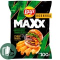 Лейс 100гр MAX Двойной Гамбургер 1/20