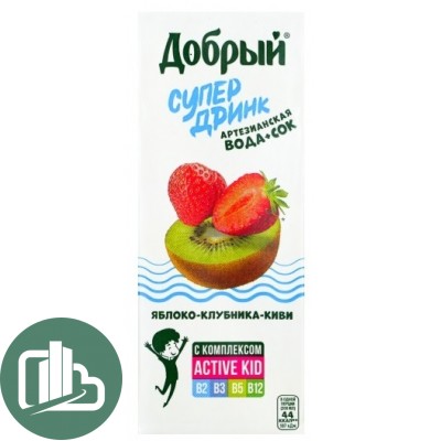 Добрый 0,2л Клубника 1/27