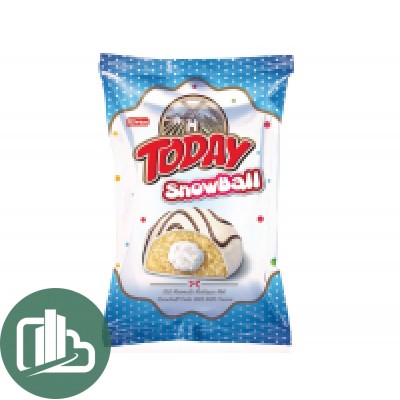 Кекс Тудей Сноубол Молоко 50гр 1/24 (6)