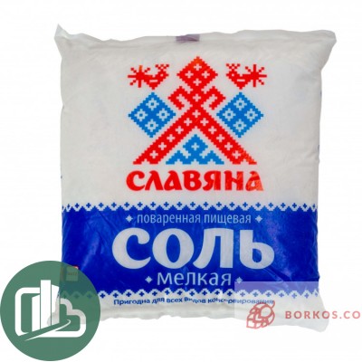 соль славяна помол 1кг 1/30 мешок