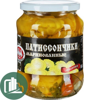 Скатерть-самобранка Патисончики целые маринованые ст.б 720мл. 1/8