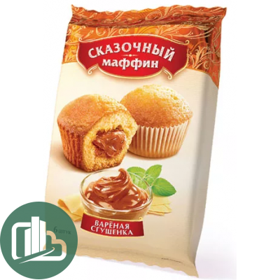 Кекс Мини-маффины Ковис 200гр Вареная сгущенка 1/12