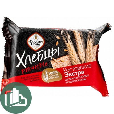 Хлебцы Ростовские Экстра ржаные 65гр 1/30