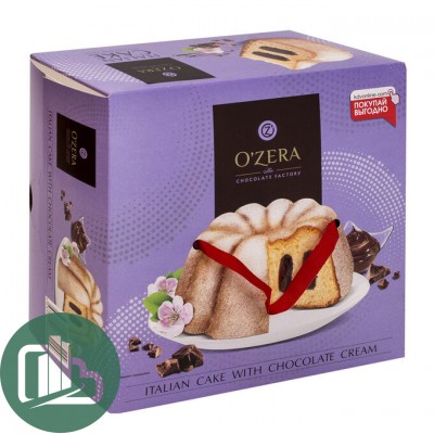 Яшкино Торт Кекс OZera с шоколадным кремом 520гр 1/6