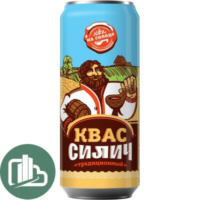Квас СИЛИЧ Традиционный 0,45л 1/24