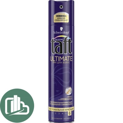 Taft ultumate лак для волос 225мл 