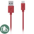 Кабель USB для телефона красн.