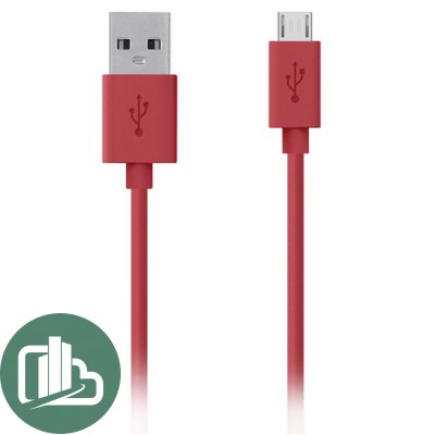 Кабель USB для телефона красн.