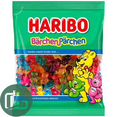 Мармелад ХАРИБО 160гр Barchen Parchen Медвежья пара 1/38