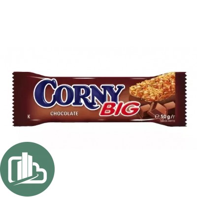 Злаковый батончик Corny Big с молочным шоколадом 50г 1/24