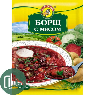 Мастер Дак суп борщ 60гр 1/40