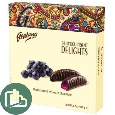 Goplana Blackcurrant Delights 190гр 1/24