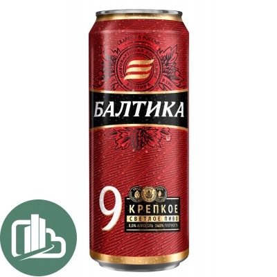 Балтика пиво №9  0,45 ж/б 1/24 (72)