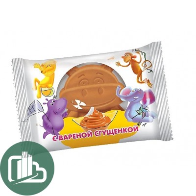 Яшкино Пирожное со вкусом варёная сгущенка 30г 1/55