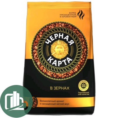 Кофе Чёрная  Карта в зернах 800гр 1/6