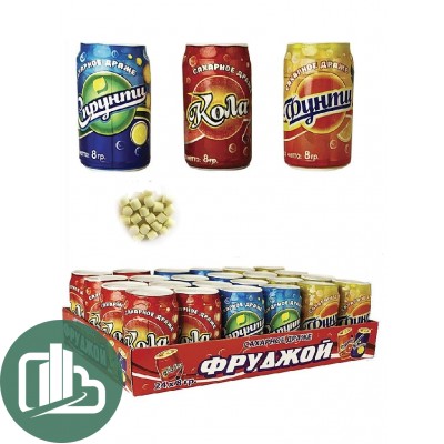 ВК Драже 8гр Фруктовое Фруджой 1/24 (18)